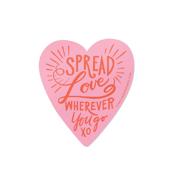 "Spread Love" Vinyl Sticker