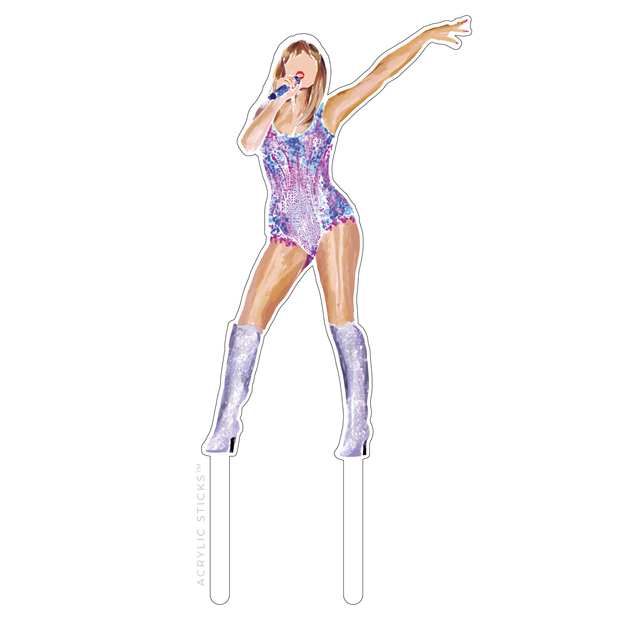 TAY TAY SWIFT ERAS (LOVER) ACRYLIC CAKE TOPPER