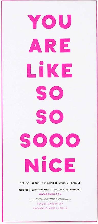 Compliment Pencil Set , Assorted Set of Ten