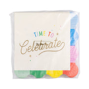 Time to Celebrate Cocktail Napkin