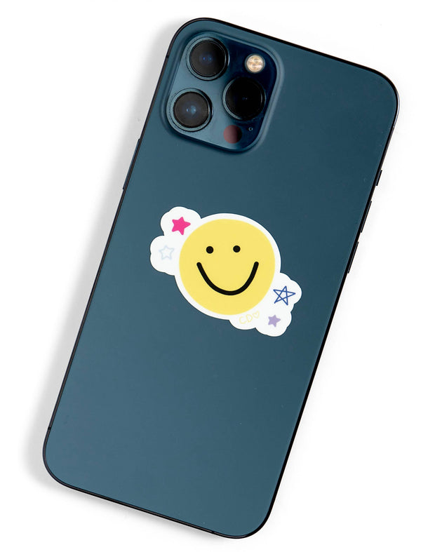 Small Smiley Face Decal Sticker