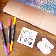 Tiny Eats Treats Easy Tear Glue Bind Coloring Book for Adult