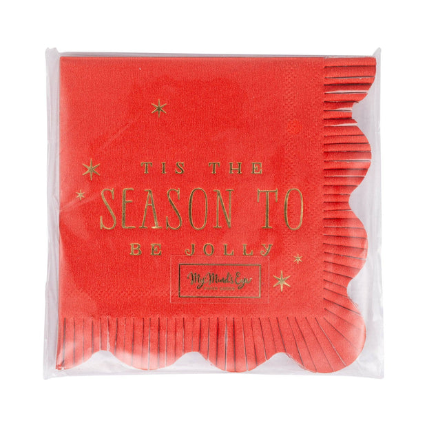 Reindeer Games Cocktail Napkin
