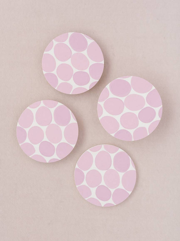 Abstract Grapes Coaster - Set of Four