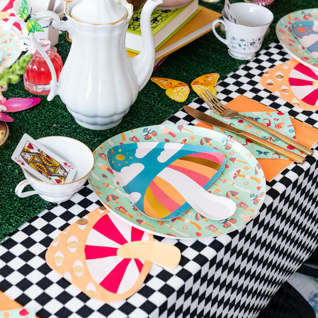 Alice Mushroom Dessert Plate