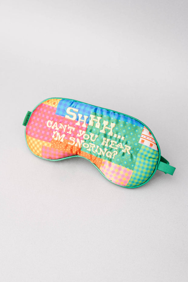 Getaway Eye Mask, Patchwork