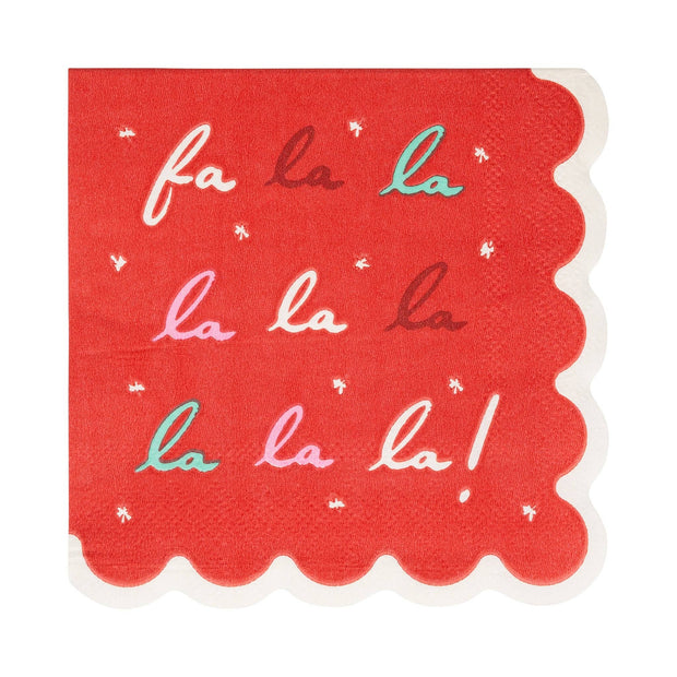 Fa La La Cocktail Napkin