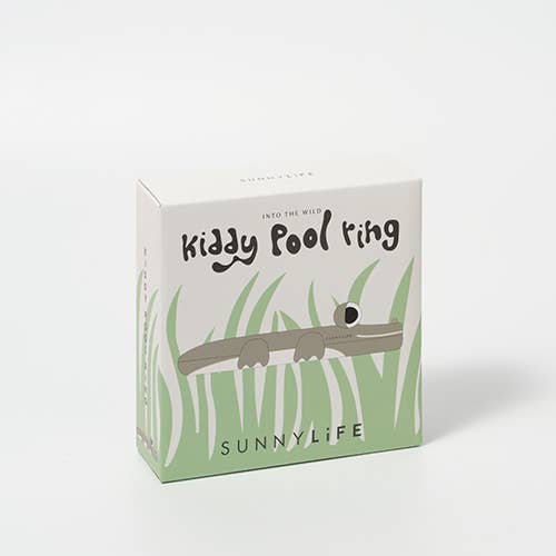 Kids Pool Ring Cookie the Croc Khaki