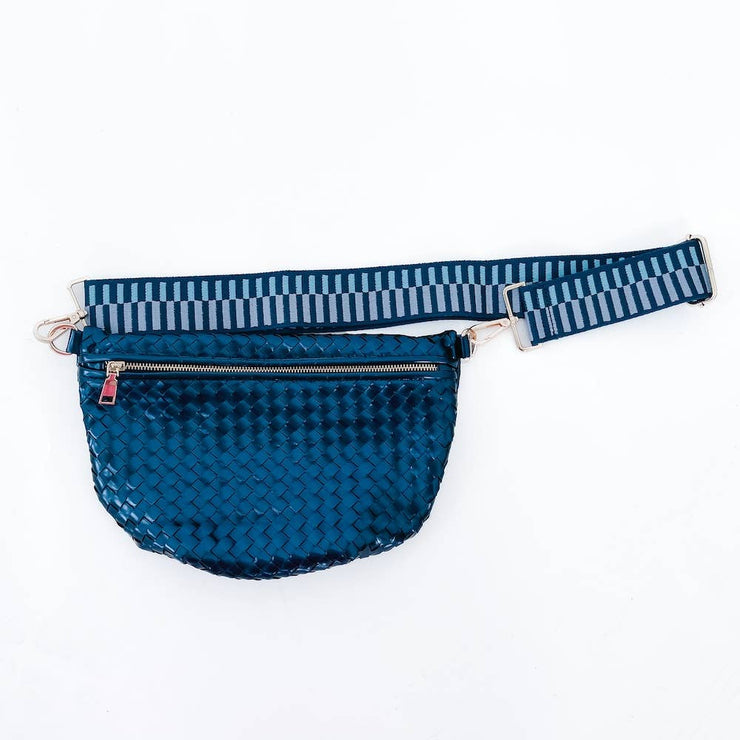 Westlyn Woven Bum Bag *NEW COLORS ADDED*: Checkered Black