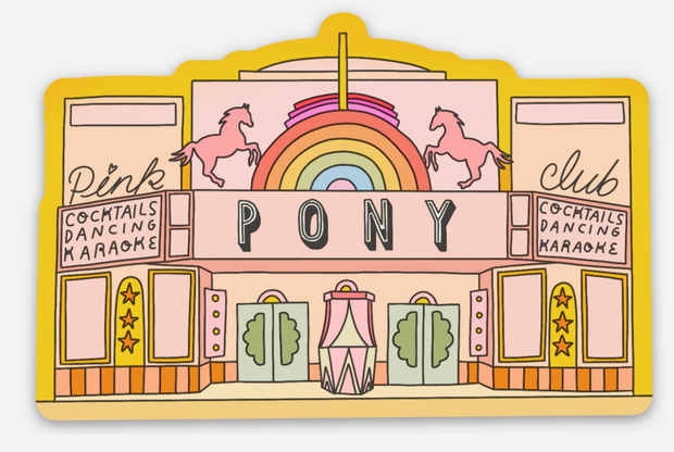Pink Pony Club Sticker (Chappell Roan)