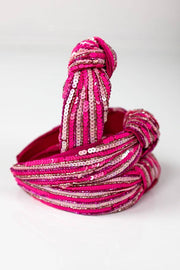 Beaded Headband - Pink Prism