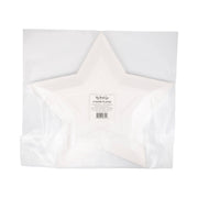 Striped Star Shaped Paper Plate