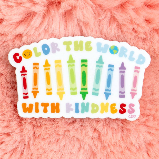 Color the World with Kindness Decal Sticker