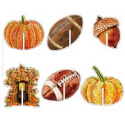 FALL FRIDAY NIGHTS ACRYLIC DRINK CLIP COMBO