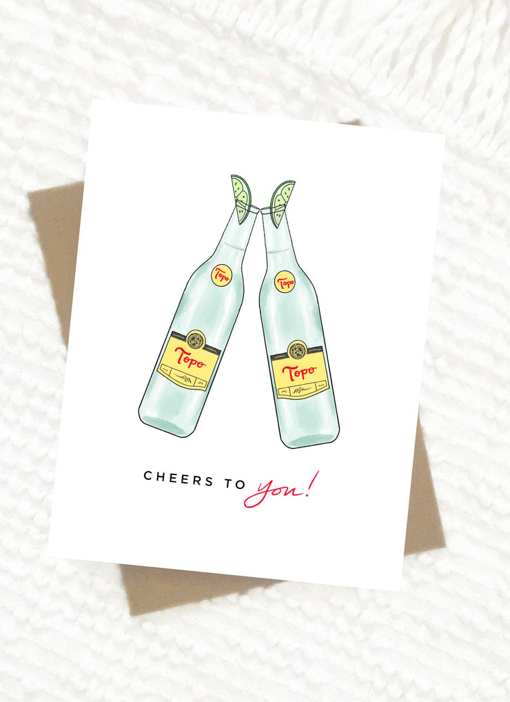 Topo Cheers to You Card