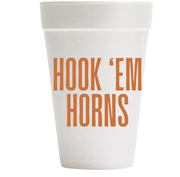 Texas Longhorns Styrofoam cups