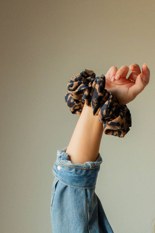 Fierce Chunky Cheetah Jumbo Scrunchie