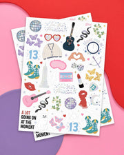 Taylor Swift Eras Tour Temporary Tattoos