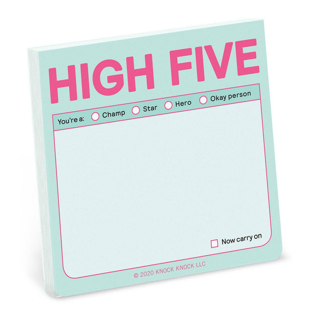 High Five Sticky Notes