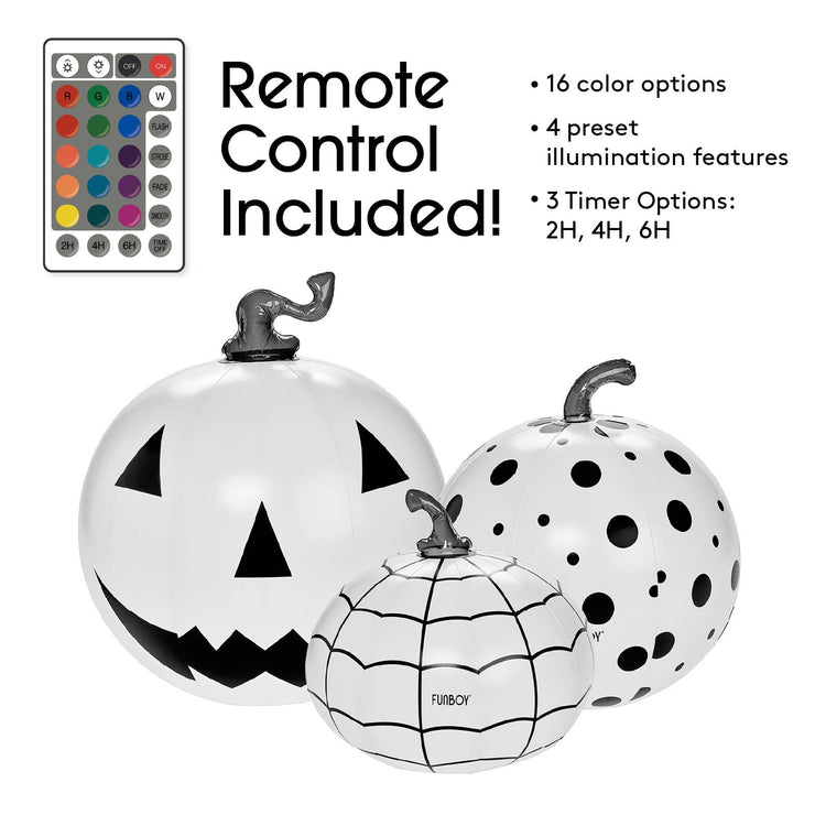Black and White Halloween Pumpkins