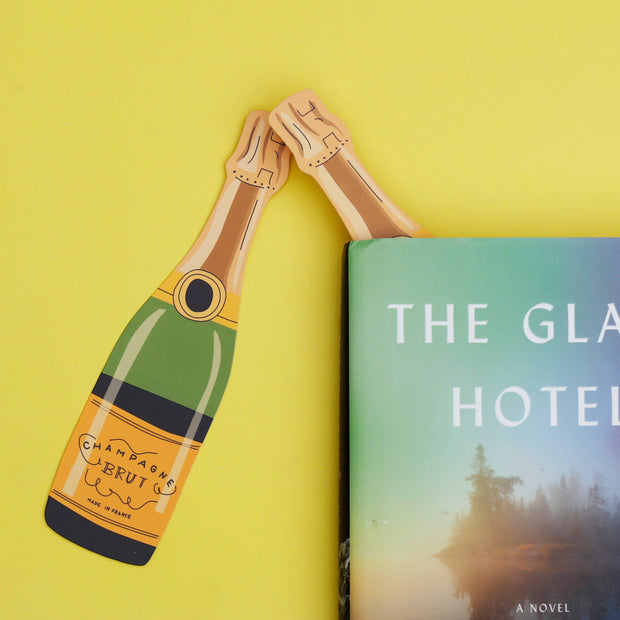 Champagne Bookmark (it's die cut!)