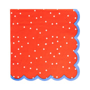 Americana Polka Dot Cocktail Napkin Set
