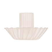 Glass Candle Holder - Cream