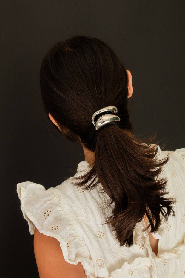 Manacled Ponytail Cuff: Gold