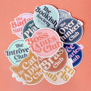Vinyl Sticker - Overthinkers Club