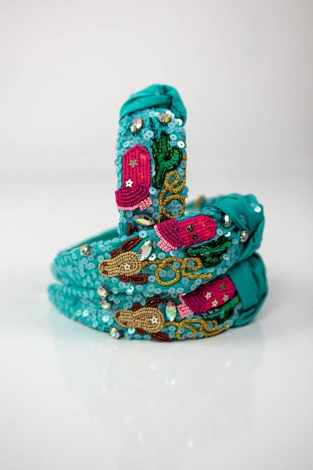 Beaded Headband - Rodeo Queen