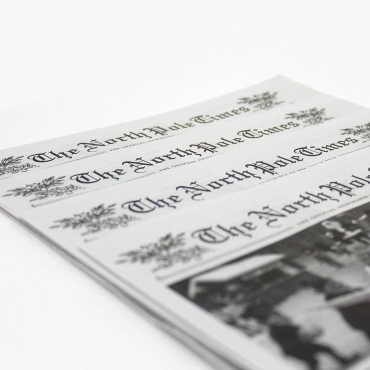 North Pole Times Edition 2 - Holiday Newspaper and Gift Wrap