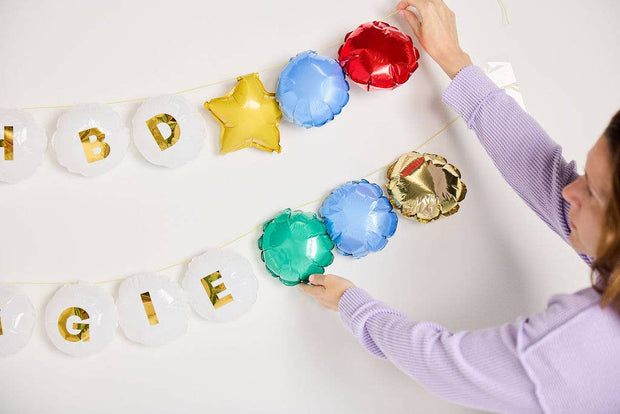 Beaded In Fun Customizeable Balloon Garland Banner