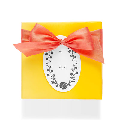 Gift Tags | Black Floral