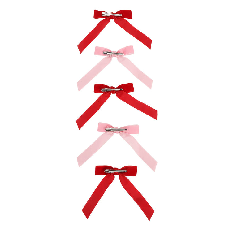 The Anything Holiday Velveteen Decor Bows Set