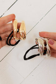 Manacled Ponytail Cuff: Gold