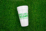 20oz. Styrofoam Cup 10 Pack Sleeve "Never Lost Tailgate"