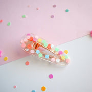 Funfetti Hair Clips: Rectangle