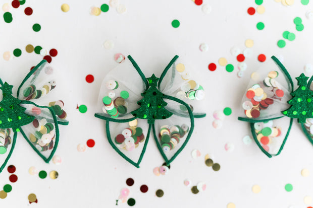 Mesh Shaker Bow - Tree Topper: Small