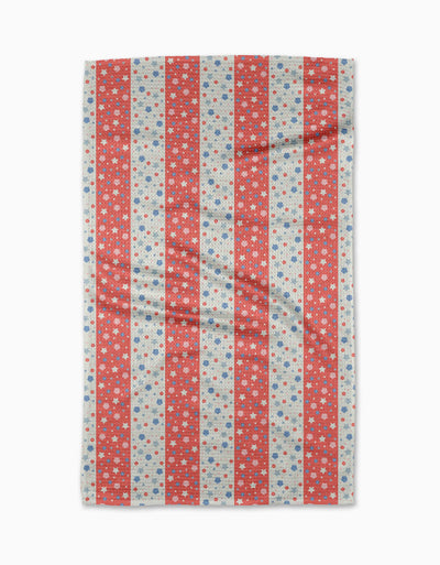 Stripes And Sprinkles Tea Towel