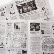 North Pole Times Edition 2 - Holiday Newspaper and Gift Wrap