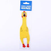 Rubber Chicken Bookmark (it's die cut!)