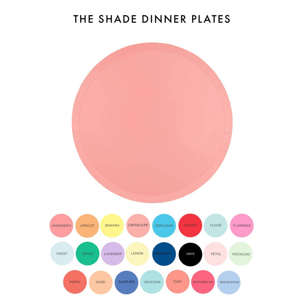 Shades Dinner Plates: Cloud - 8 Pk.