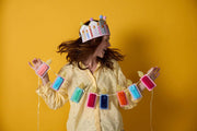Make A Wish Honeycomb Candle Banner