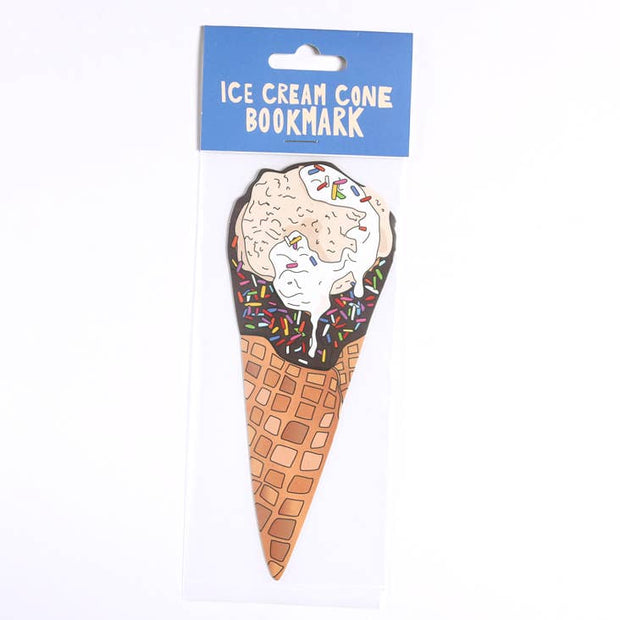 Ice Cream Cone Bookmark (it's die cut!)