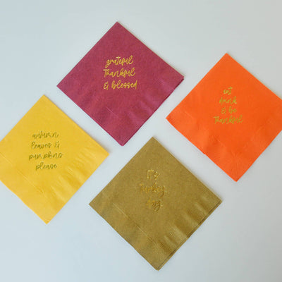 Thanksgiving Beverage Napkins