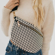 Westlyn Woven Bum Bag *NEW COLORS ADDED*: Metallic Gunmetal