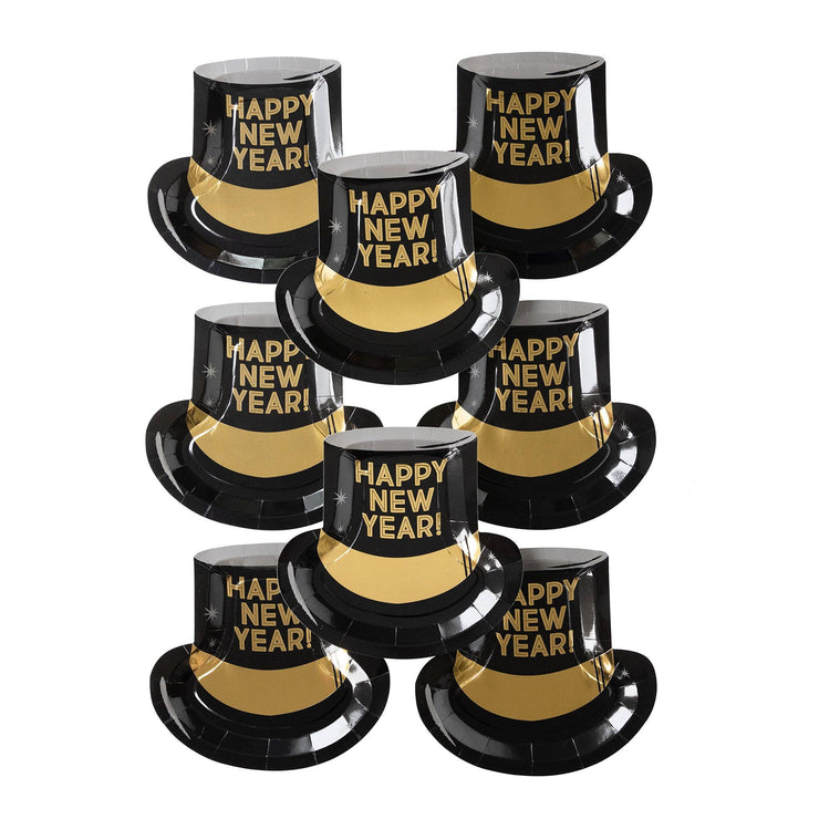 Happy New Year Hat Shaped Disposable Paper Plate