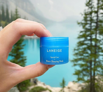 LANEIGE MINI Water Sleeping Mask Brighten Hydrate Lotion Gel: travel size