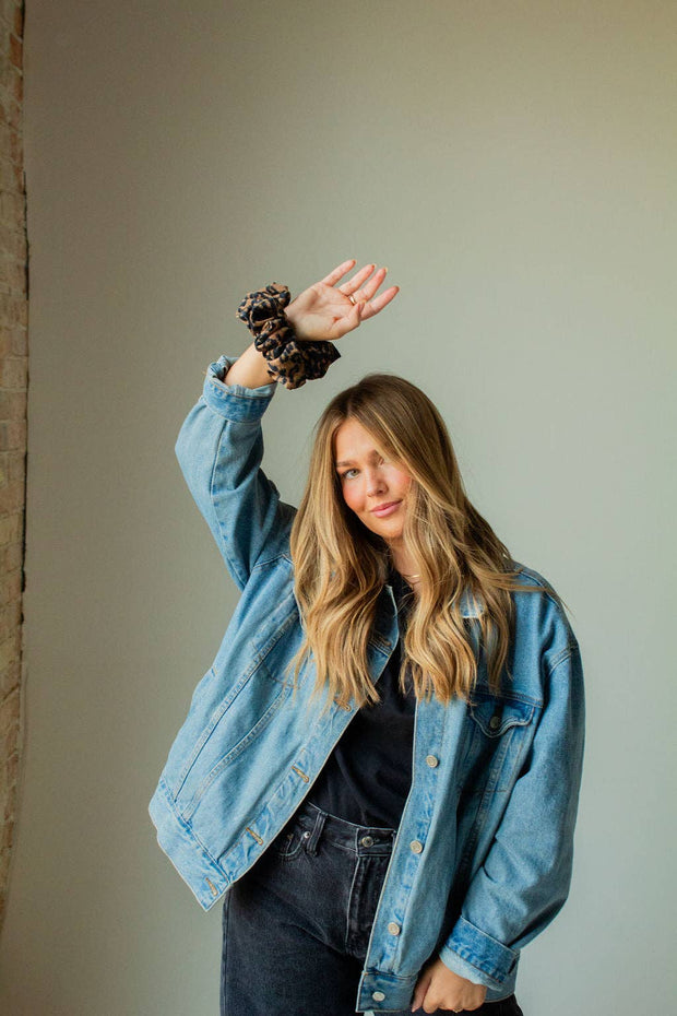 Fierce Chunky Cheetah Jumbo Scrunchie