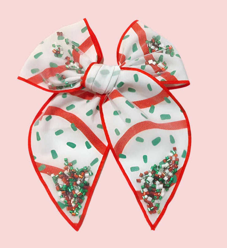 Mesh Shaker Bow - Holiday Treat